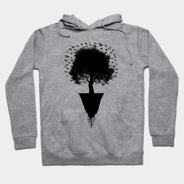 Tree Silhouette Hoodie by Drop23